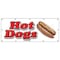 Signmission HOT DOG 1 BANNER SIGN hot dogs cart sign signs wieners franks chili B-120 Hot Dogs1 - alternate 1